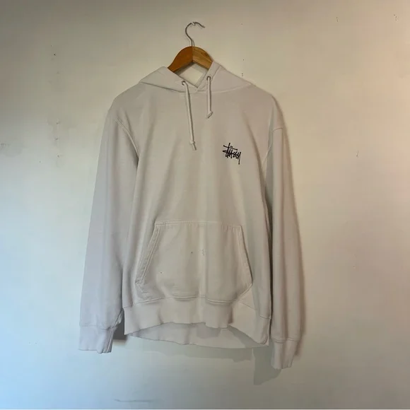 Stussy White Hoodie - Picture 2 of 8